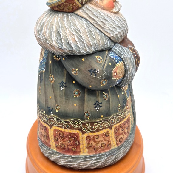 G. DeBrekht Frosted Santa‎ 2002 Regal Music Series Musical Rotating Ceramic Rare - Picture 6 of 8